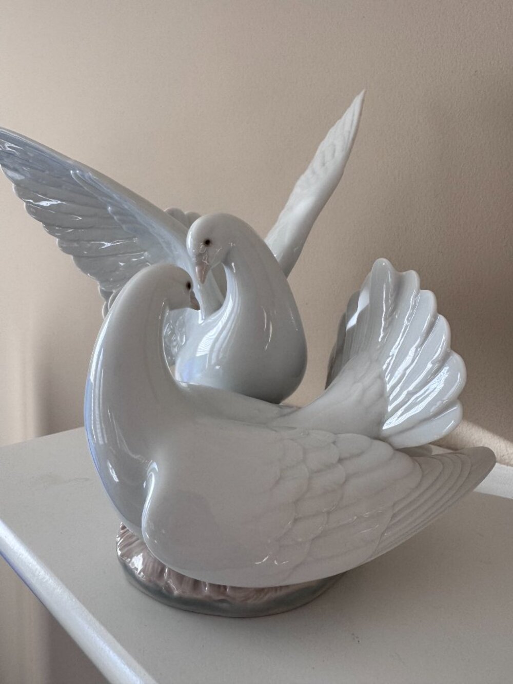 Lladro "Love Nest" 6291 Doves Figurine- Mint in Box Wedding, Anniversary Gift